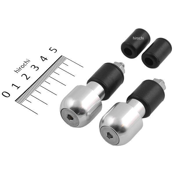 【メーカー在庫あり】 67811 デイトナ アルミバーエンド ラウンドタイプ シルバー 2個セット ...