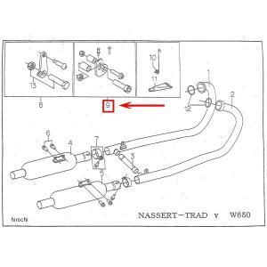 8302-K70-00 ビート BEET センタースタンドストッパーセット W650 JP店