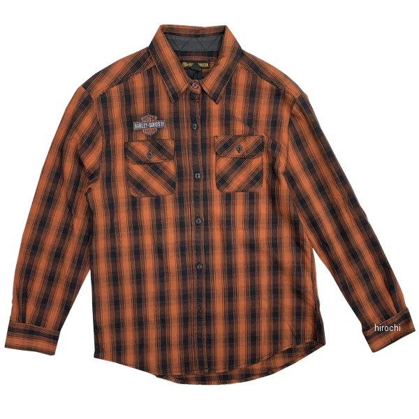 99036-18VW/000S ハーレー純正 新品 長袖 シャツ フランネル オークリーフ プレイド...