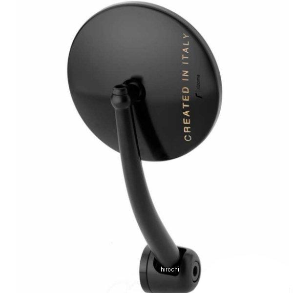 BS192BZ リゾマ rizoma バーエンドミラー Spirit RS ブラック 左右共通 1個...