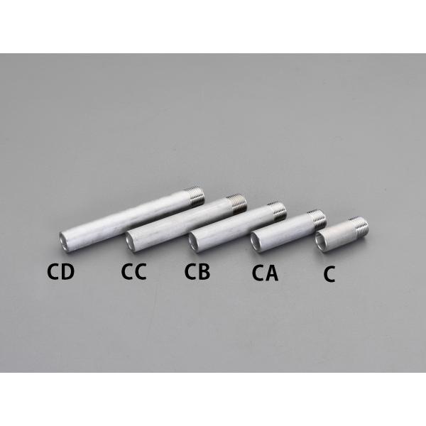 【メーカー在庫あり】 000012249120 エスコ ESCO R 3/8"x150mm 片ねじニ...