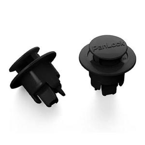 EA527CA-12 エスコ ESCO φ 6.0mm／10mmワンプッシュリベット（パンロック／黒／10個 SP店