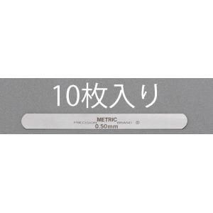 【メーカー在庫あり】 000012251226 エスコ ESCO 0.50x127mm スチールフィラーゲージ(10枚) SP店｜hirochi3