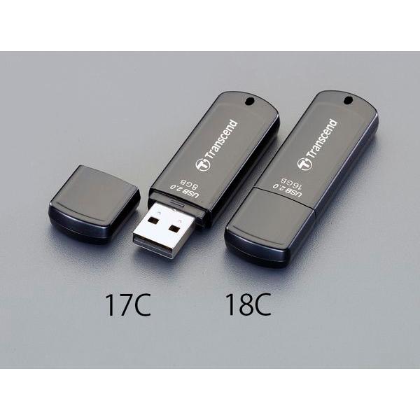 【メーカー在庫あり】 EA759GV-17C エスコ ESCO 8GB USBフラッシュメモリー S...