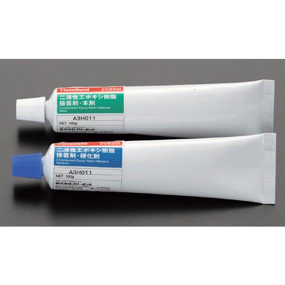 【メーカー在庫あり】 000012066325 エスコ ESCO 200g エポキシ樹脂接着剤セット...
