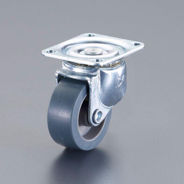 【メーカー在庫あり】 EA986PT-213 エスコ ESCO 38mm キャスター(自在金具付) ...