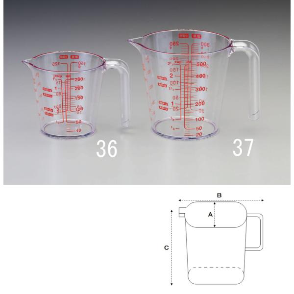 【メーカー在庫あり】 000012233441 エスコ ESCO 500ml 計量カップ 耐熱 SP...