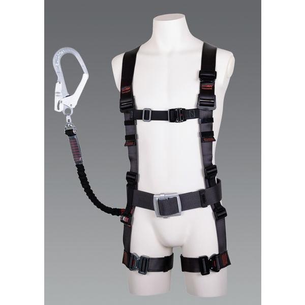 【メーカー在庫あり】 EA998FF-43 エスコ ESCO 墜落制止用器具(フルハーネス/伸縮式ラ...