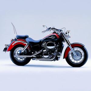 シャドウ 400 NC34 スラッシュカットマフラー スラッシュカット