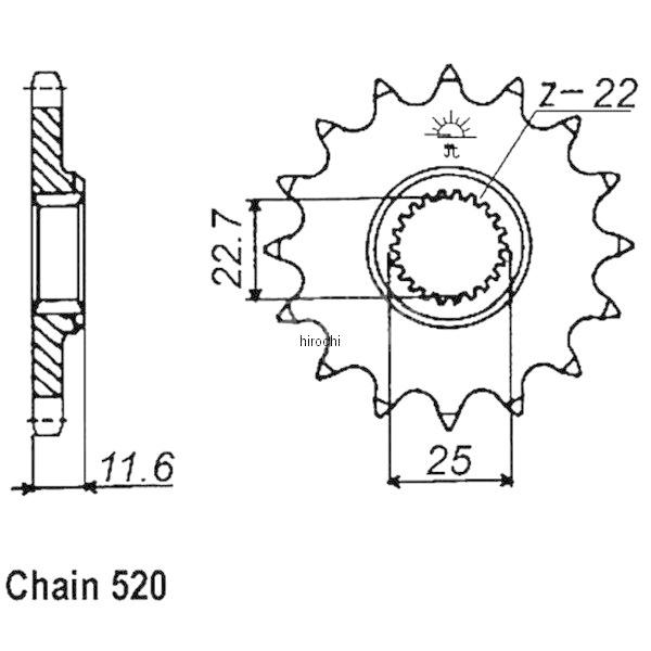【USA在庫あり】 JTF3221-12 JT チェーン JT Chains スプロケット フロント...