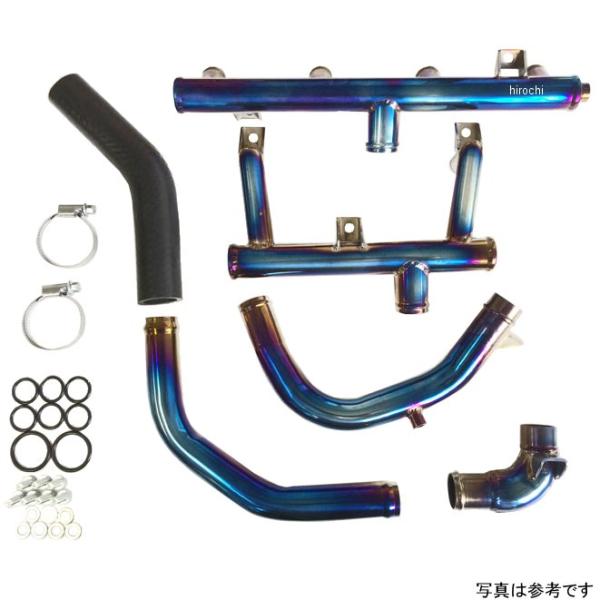 NJ-TWP608 ノジマエンジニアリング ウォーターパイプセット ZRX1200R/S チタン素地...