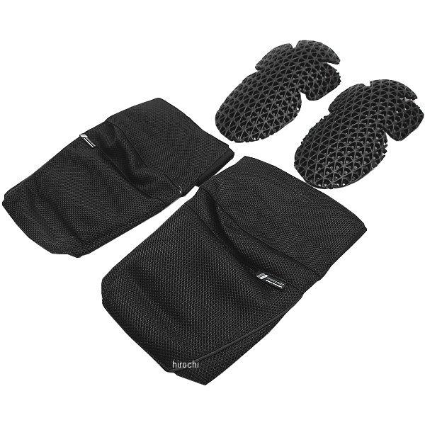 RR10079 ラフ&amp;ロード 春夏モデル ステルスフィットメッシュニープロテクター 黒 フリーサイズ...