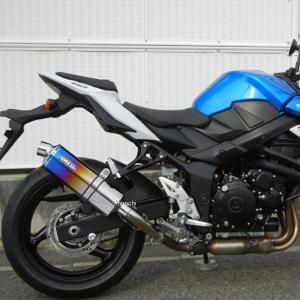 GSR750（GR7NA）13年〜 リアエキゾーストマフラー チタンオーバル