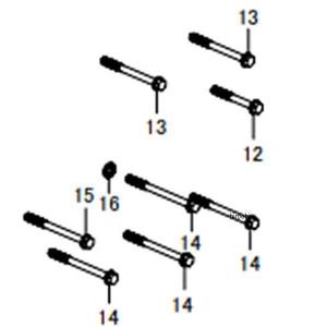 モンキー CFポッシュ ホンダ純正タイプ クランクケースカバーネジ