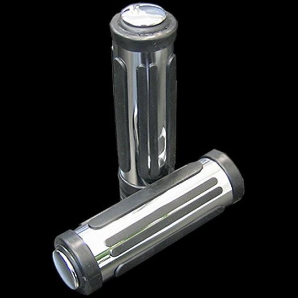 【メーカー在庫あり】 000229 ネオファクトリー ISOグリップ クローム 左右ペア JP店