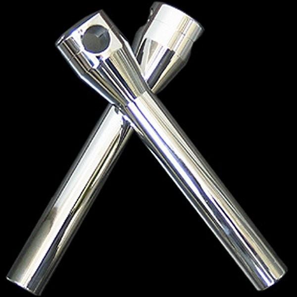 【メーカー在庫あり】 000319 ネオファクトリー 10インチ グライドライザー クローム 左右ペ...