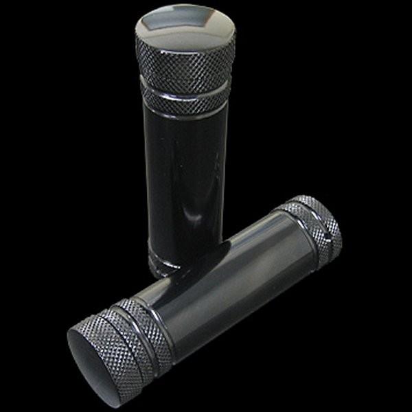 【メーカー在庫あり】 000646 ネオファクトリー アルミ4リブ グリップ 黒 左右ペア JP店