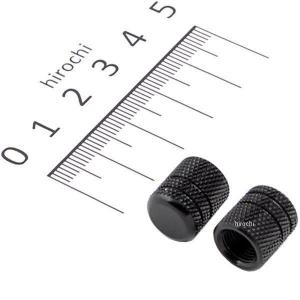 【メーカー在庫あり】 000801-06 ポッシュ POSH エアーバルブキャップ アルミ 2個入り 黒 JP店