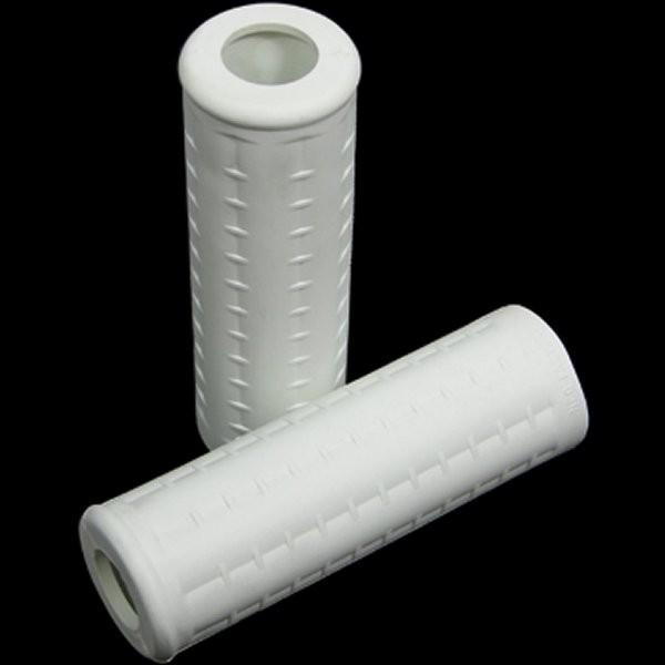 【メーカー在庫あり】 001483 ネオファクトリー ワッフル グリップ 白 左右ペア JP店