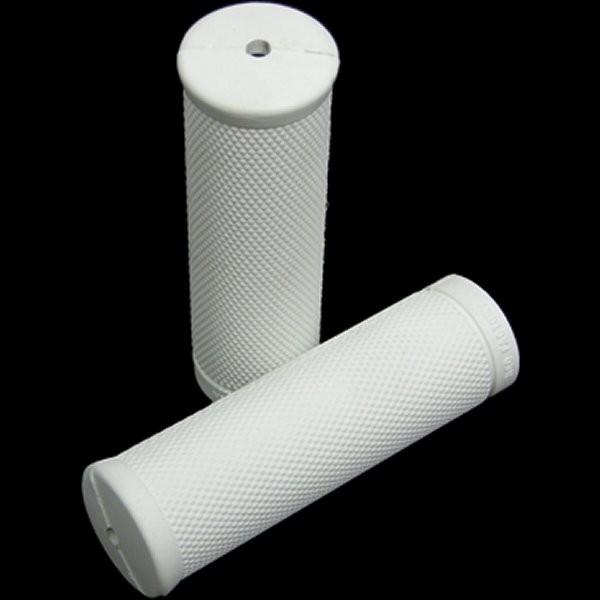 【メーカー在庫あり】 001495 ネオファクトリー ローレット ラバーグリップ 白 左右ペア JP...