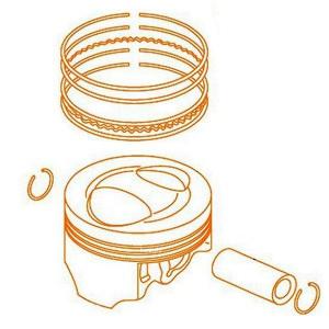 スペシャルパーツ武川 SP武川 01-15-017 ピストンリングセット(57mm