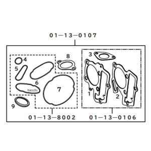 01-13-0107 SP武川 スーパーヘッド＋R用シリンダーキット リペアパーツ用 ガスケットAセ...