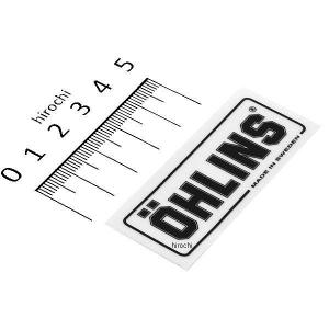 0191-09 オーリンズ OHLINS レーシングステッカー 55mmx25mm クリア JP店
