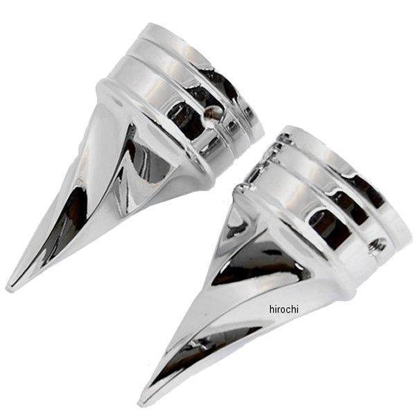 0214-0446 クリアキン Kuryakyn アクスル ナット カバー フロント ツイスト 88...