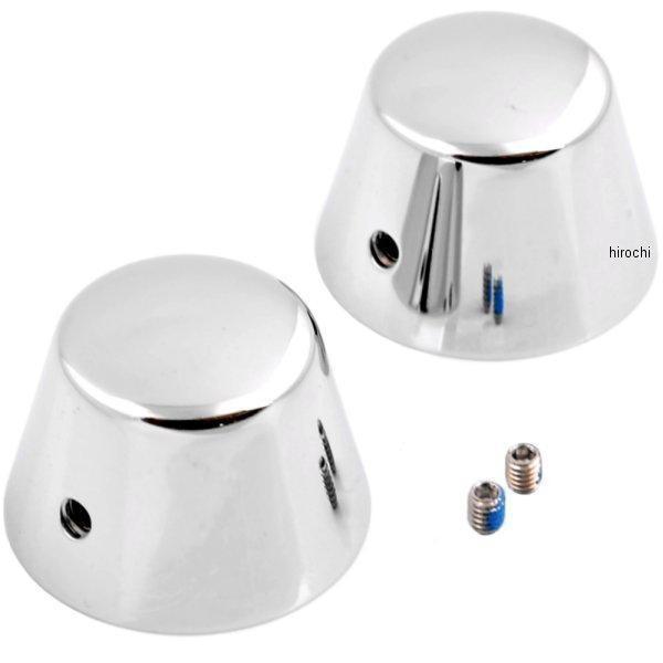 0214-0631 クリアキン Kuryakyn アクスル ナット カバー フロント スムース 88...