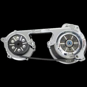 【メーカー在庫あり】 TC2PSH-2-C ベルト ドライブ Belt Drives 2ピース2inオープンベルトキット 16年-17年 ソフテイル油圧 クローム JP店｜hirochi
