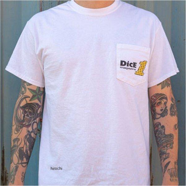 【メーカー在庫あり】 025401-NF ダイスマガジン ポケットTシャツ シーシーバー 白 XLサ...