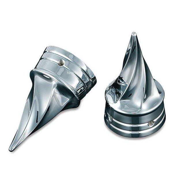 【メーカー在庫あり】 1219 クリアキン Kuryakyn ツイスト フロントアクスルナットキャッ...