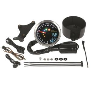 モンキー 05-05-0092 SP武川 ブラック＆グリーンタコメーター 12V車用