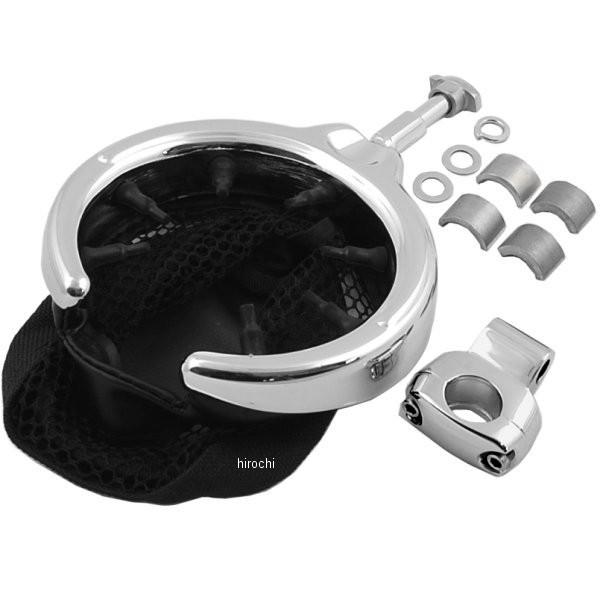 0603-0288 クリアキン Kuryakyn パッセンジャー ドリンクホルダー ブラケット HD...