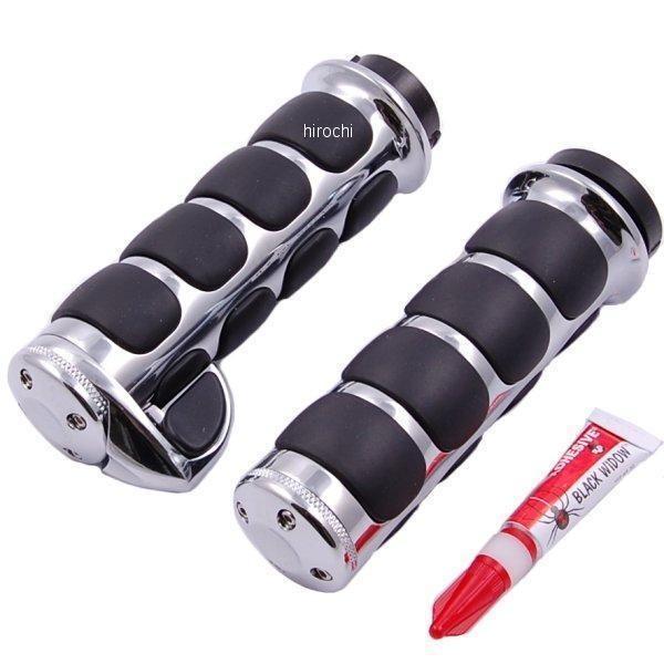 0630-0182 クリアキン Kuryakyn グリップ プレミアム ISO 82年以降 スロット...