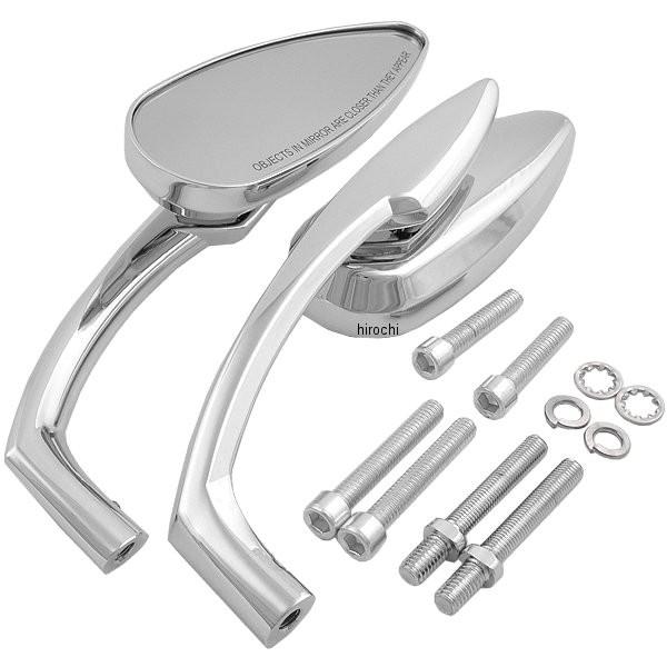 0640-1080 クリアキン Kuryakyn ミラー ティアドロップ クローム (左右ペア) H...