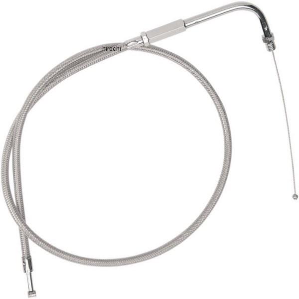 【USA在庫あり】 0650-0409 DRAG スロットル ケーブル 39.5インチ ステンレス ...