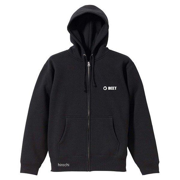 0700-BPX-24 ビート BEET 裏フリースジップパーカー タイプ2 黒 XLサイズ JP店