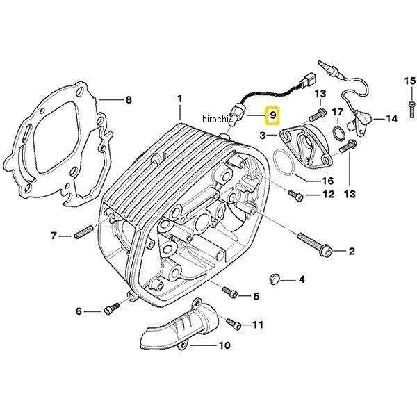 12627673407 BMW純正 シリンダー ヘッド テンプ センサー JP店