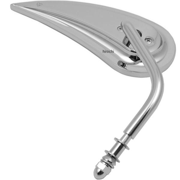 13-073 アレンネス Arlen Ness RADIII ティアドロップ ミラー クローム 右 ...