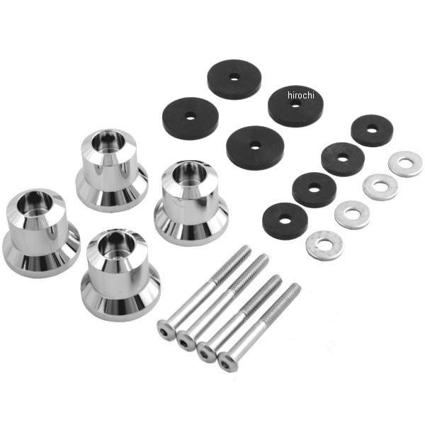 7154 クリアキン Kuryakyn ラゲッジラック ライザーセット GL1800用 クローム H...