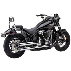 COBRA スリップオンマフラー M8ソフテイル COBRA Race Pro Tips 3インチ スリップオンマフラー クローム M8