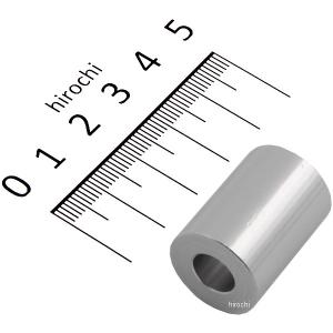 201441-25 ポッシュ アルミスペーサー 汎用 M8&5/16インチ用 シルバー T=25 1個 JP店