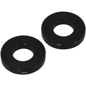 201446-03 ポッシュ アルミスペーサー 汎用 M10&3/8インチ用 黒 T=3 2個 JP店