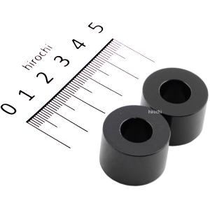 201446-15 ポッシュ アルミスペーサー 汎用 M10&3/8インチ用 黒 T=15 2個 JP店