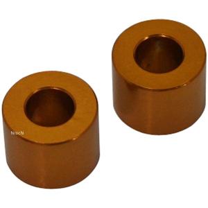 201447-10 ポッシュ アルミスペーサー 汎用 M6&1/4インチ用 ゴールド T=10 2個 JP店