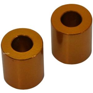 201447-15 ポッシュ アルミスペーサー 汎用 M6&1/4インチ用 ゴールド T=15 2個 JP店