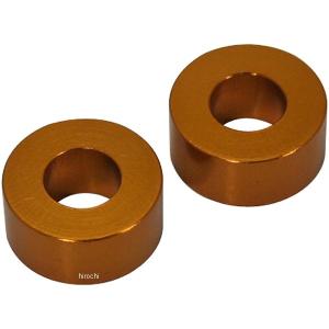 201448-08 ポッシュ アルミスペーサー 汎用 M8&5/16インチ用 ゴールド T=8 2個 JP店