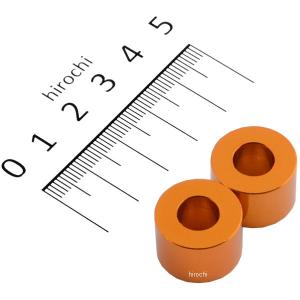 201448-12 ポッシュ アルミスペーサー 汎用 M8&5/16インチ用 ゴールド T=12 2個 JP店