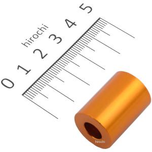 201448-25 ポッシュ アルミスペーサー 汎用 M8&5/16インチ用 ゴールド T=25 1個 JP店